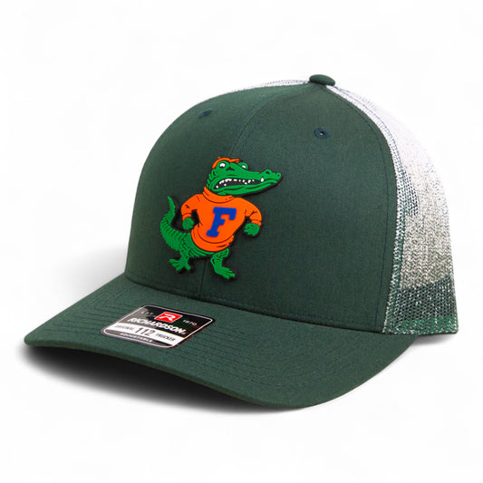 Florida Gators Retro Albert 3D Snapback Trucker Hat- Dark Green Fade