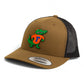 Florida Gators Retro Albert 3D YP Snapback Trucker Hat- Coyote/ Black