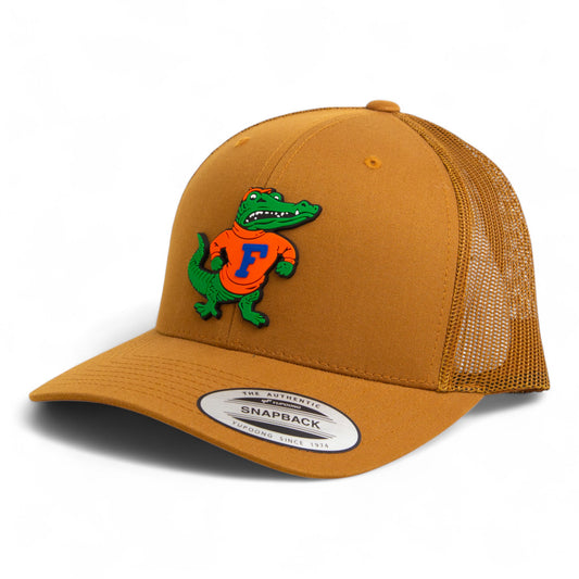Florida Gators Retro Albert 3D YP Snapback Trucker Hat- Caramel