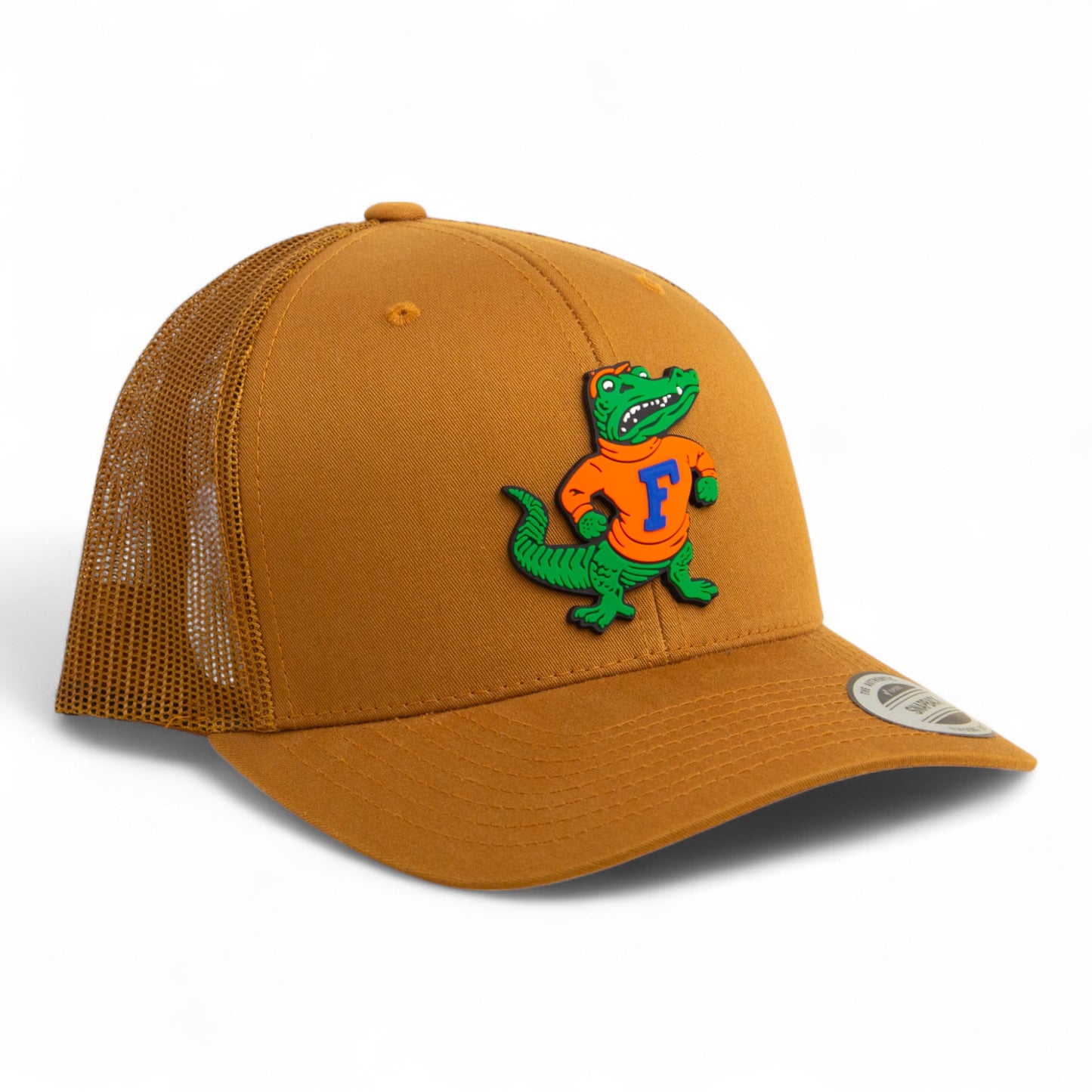 Florida Gators Retro Albert 3D YP Snapback Trucker Hat- Caramel