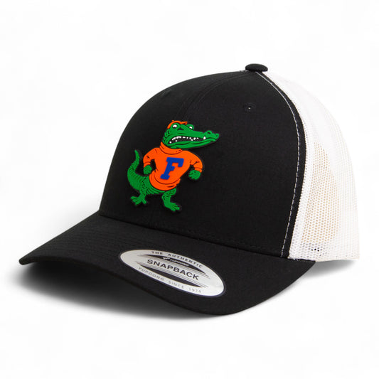 Florida Gators Retro Albert 3D YP Snapback Trucker Hat- Black/ White