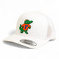Florida Gators Retro Albert 3D YP Snapback Trucker Hat- White