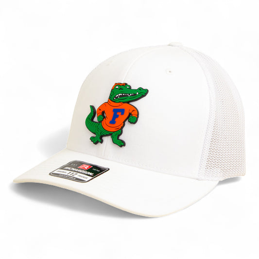 Florida Gators Retro Albert 3D Snapback Trucker Hat- White