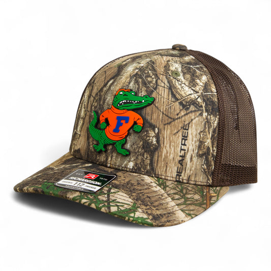 Florida Gators Retro Albert 3D Snapback Trucker Hat- Realtree Edge/ Brown
