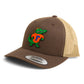 Florida Gators Retro Albert 3D YP Snapback Trucker Hat- Brown/ Tan