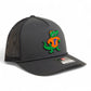 Florida Gators Retro Albert 3D Snapback Trucker Rope Hat- Charcoal