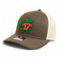 Florida Gators Retro Albert 3D Snapback Trucker Hat- Chocolate Chip/ Birch