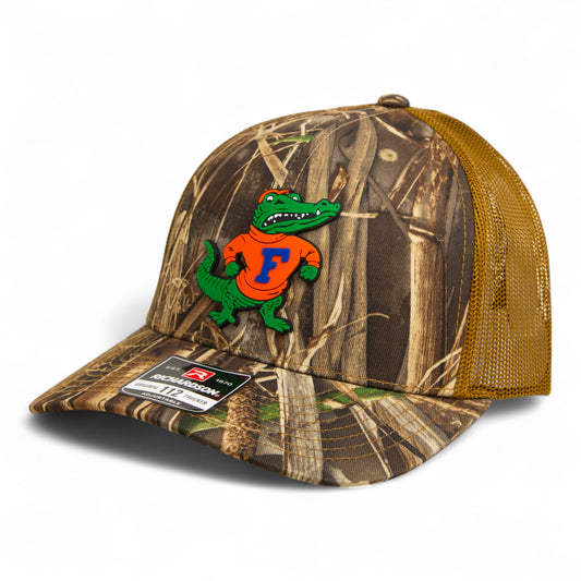 Florida Gators Retro Albert 3D Snapback Trucker Hat- Realtree Max 7/ Buck