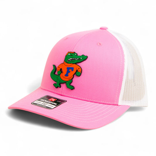 Florida Gators Retro Albert 3D Snapback Trucker Hat- Pink/ White