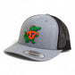 Florida Gators Retro Albert 3D YP Snapback Trucker Hat- Heather Grey/ Black