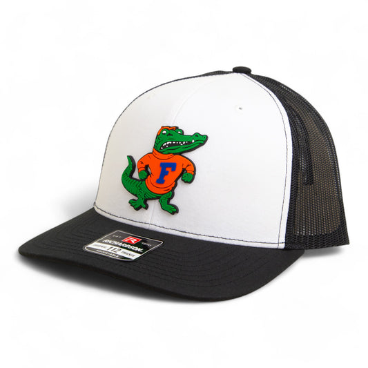 Florida Gators Retro Albert 3D Snapback Trucker Hat- White/ Black