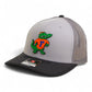 Florida Gators Retro Albert 3D Snapback Trucker Hat- Grey/ Charcoal/ Black