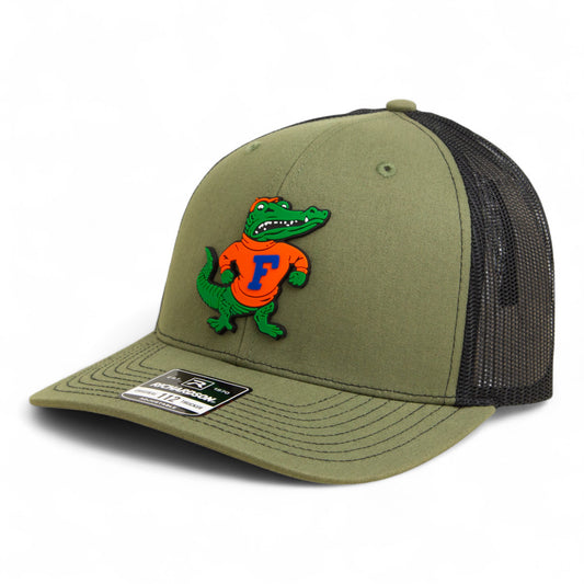 Florida Gators Retro Albert 3D Snapback Trucker Hat- Loden/ Black