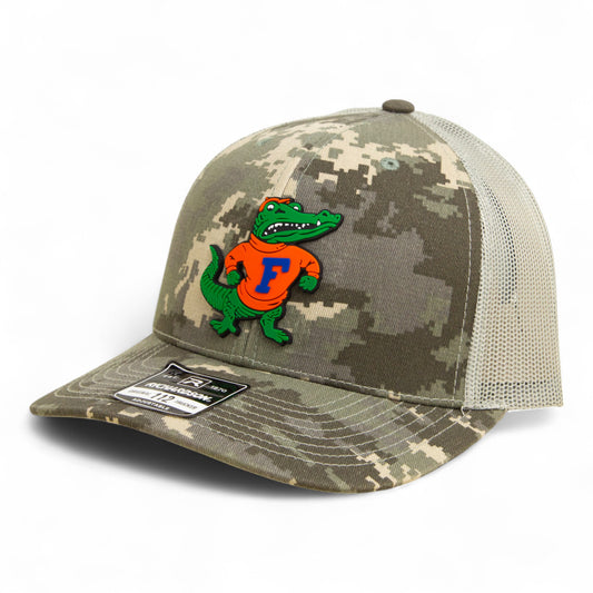 Florida Gators Retro Albert 3D Snapback Trucker Hat- Military Digital Camo