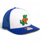 Florida Gators Retro Albert 3D Snapback Trucker Hat- White/ Royal