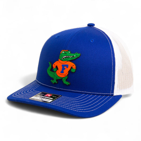 Florida Gators Retro Albert 3D Snapback Trucker Hat- Royal/ White