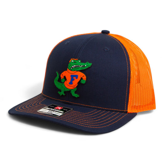 Florida Gators Retro Albert 3D Snapback Trucker Hat- Navy/ Orange