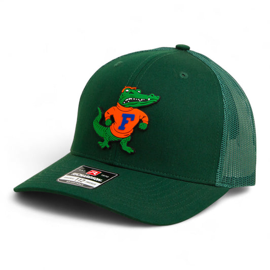 Florida Gators Retro Albert 3D Snapback Trucker Hat- Dark Green