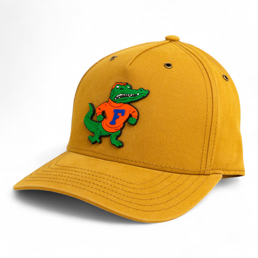 Florida Gators Retro Albert 3D Snapback Canvas Hat- Wheat