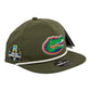 Florida Gators 2024 Men's College World Series 3D Classic Rope Hat- Olive/ White
