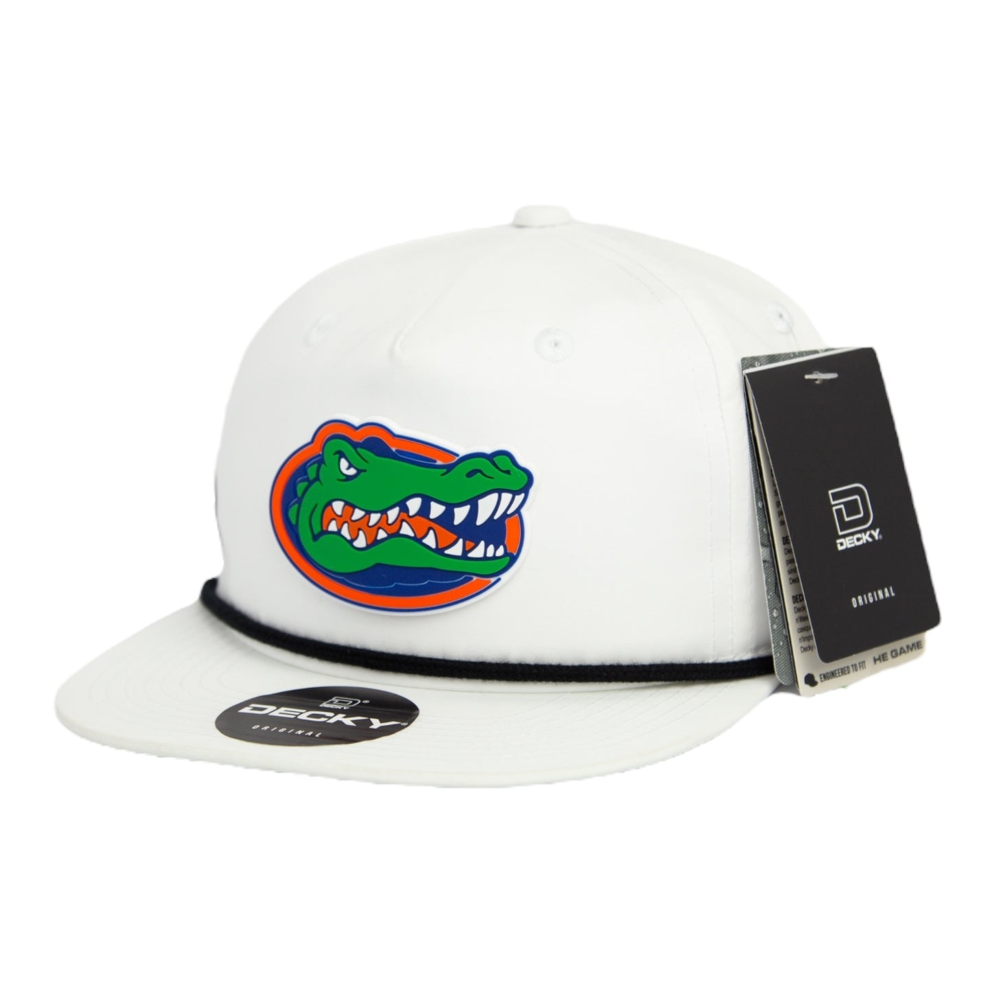 Florida Gators 2024 Men's College World Series 3D Classic Rope Hat- White/ Black