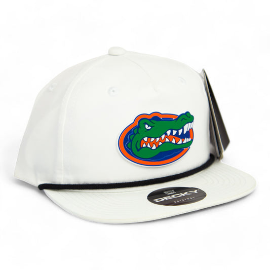 Florida Gators 3D Classic Rope Hat- White/ Black