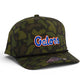 Florida Gators Script Blue 3D Duck Camo Rope Hat- Woodland