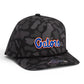 Florida Gators Script Blue 3D Duck Camo Rope Hat- Blackout