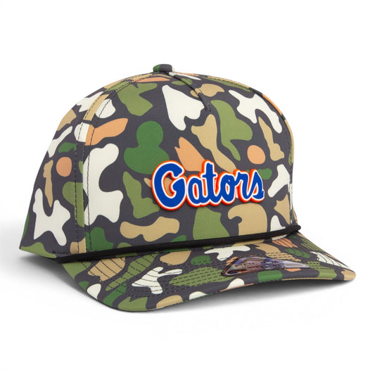 Florida Gators Script Blue 3D Duck Camo Rope Hat- Bayou