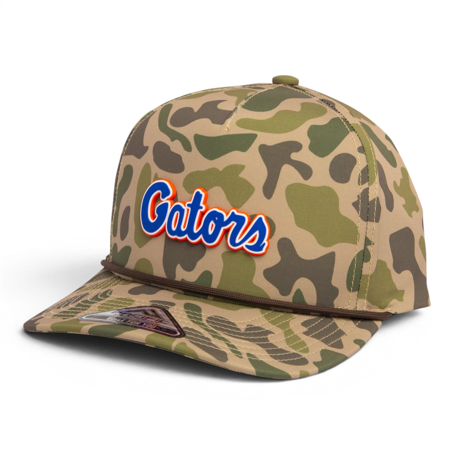 Florida Gators Script Blue 3D Duck Camo Rope Hat- Coastland