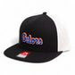 Florida Gators Script Blue 3D Wool Blend Flat Bill Hat- Black/ White