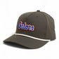Florida Gators Script Blue 3D Five Panel Classic Rope Hat- Dark Olive Green/ White