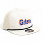 Florida Gators Script Blue 3D Perforated Rope Hat- White/ Black