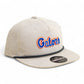 Florida Gators Script Blue 3D Perforated Rope Hat- Grey/ Charcoal