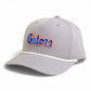 Florida Gators Script Blue 3D Five Panel Classic Rope Hat- Grey/ White