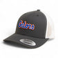 Florida Gators Script Blue 3D YP Snapback Trucker Hat- Charcoal/ White