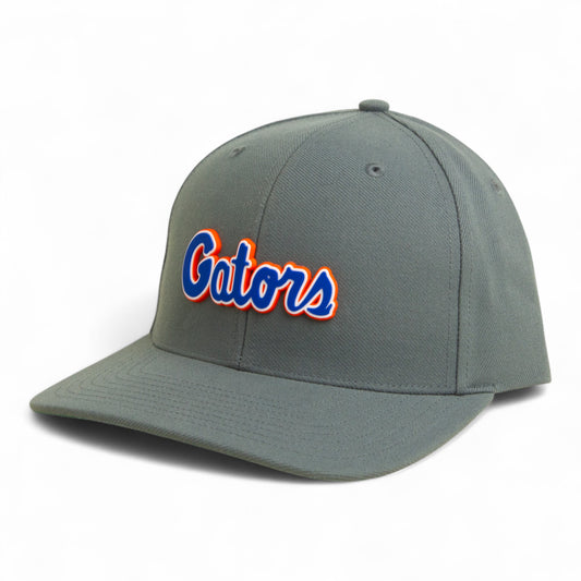 Florida Gators Script Blue 3D Snapback Surge Trucker Hat- Charcoal
