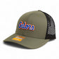 Florida Gators Script Blue 3D Snapback Tilikum Trucker Hat- Loden/ Black