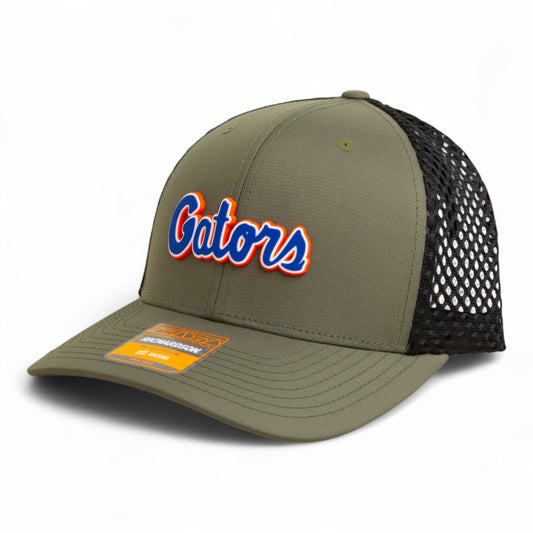 Florida Gators Script Blue 3D Snapback Tilikum Trucker Hat- Loden/ Black