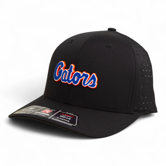 Florida Gators Script Blue 3D Laser Perf R-Flex Cap- Black