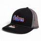 Florida Gators Script Blue 3D Snapback Trucker Rope Hat- Black/ Charcoal
