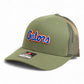 Florida Gators Script Blue 3D Snapback Trucker Hat- Loden/ Green Camo
