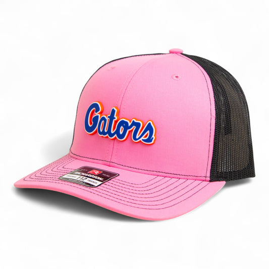 Florida Gators Script Blue 3D Snapback Trucker Hat- Pink/ Black