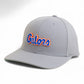 Florida Gators Script Blue 3D Snapback Surge Trucker Hat- Grey