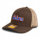 Florida Gators Script Blue 3D Snapback Tilikum Trucker Hat- Brown/ Tan