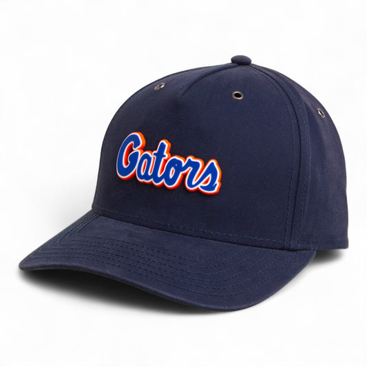 Florida Gators Script Blue 3D Snapback Canvas Hat- Navy