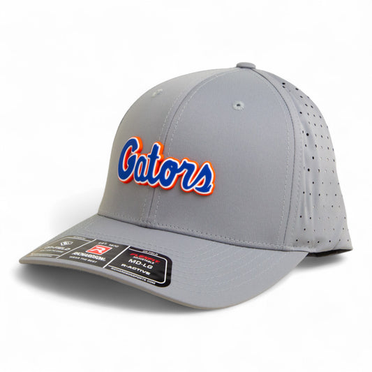 Florida Gators Script Blue 3D Laser Perf R-Flex Cap- Grey