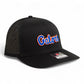 Florida Gators Script Blue 3D Snapback Trucker Hat- Black