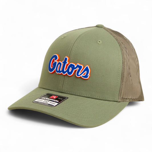 Florida Gators Script Blue 3D Snapback Trucker Hat- Loden