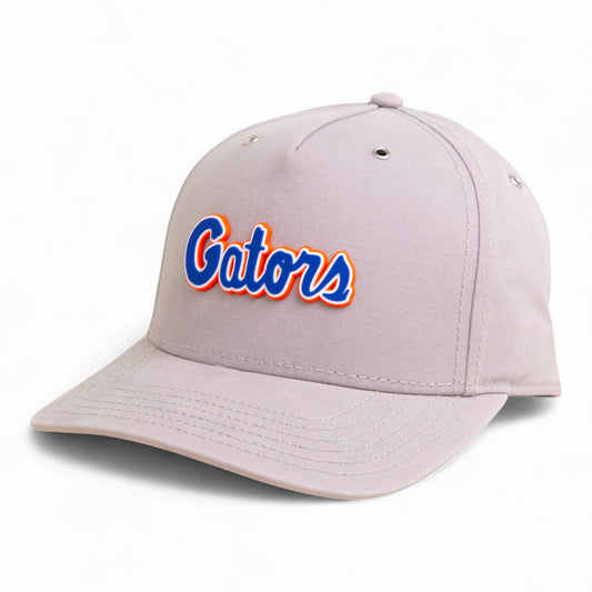 Florida Gators Script Blue 3D Snapback Canvas Hat- Grey